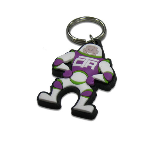 Custom Rubber Keyring - 3D Embossed