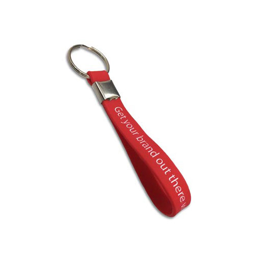 Custom Ad Loop Keyring - Silicone Ad Loop Keyring