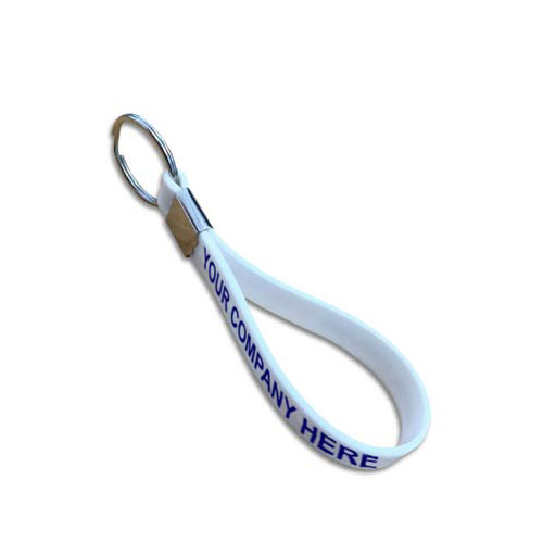 Custom Ad Loop Keyring - Silicone Ad Loop Keyring