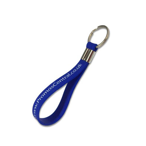 Custom Ad Loop Keyring - Silicone Ad Loop Keyring