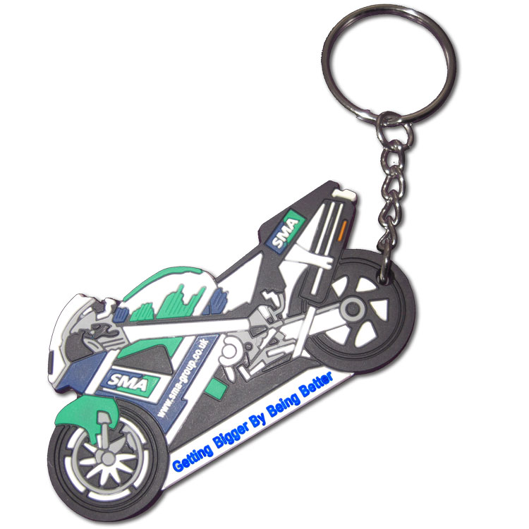 Custom Rubber Keyring - 2D Embossed