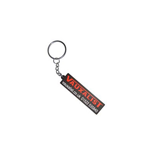 Custom Rubber Keyring - 2D Embossed