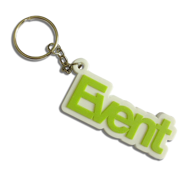 Custom Rubber Keyring - 2D Embossed